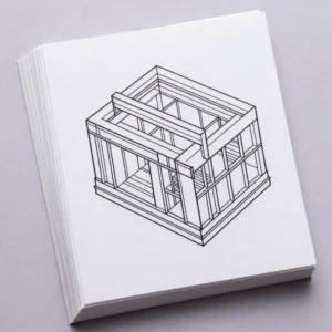 Architectural Line Art Coloring Collection