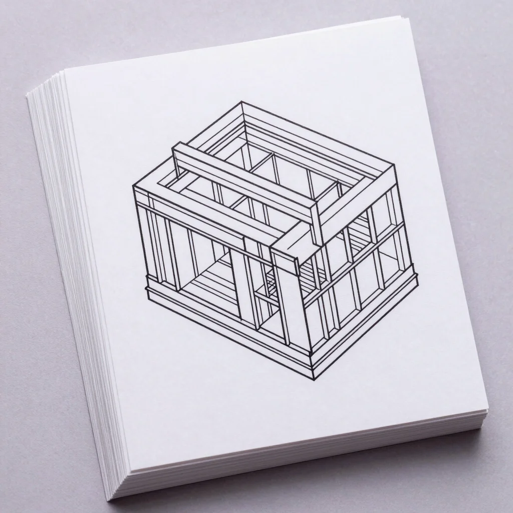 Architectural Line Art Coloring Collection